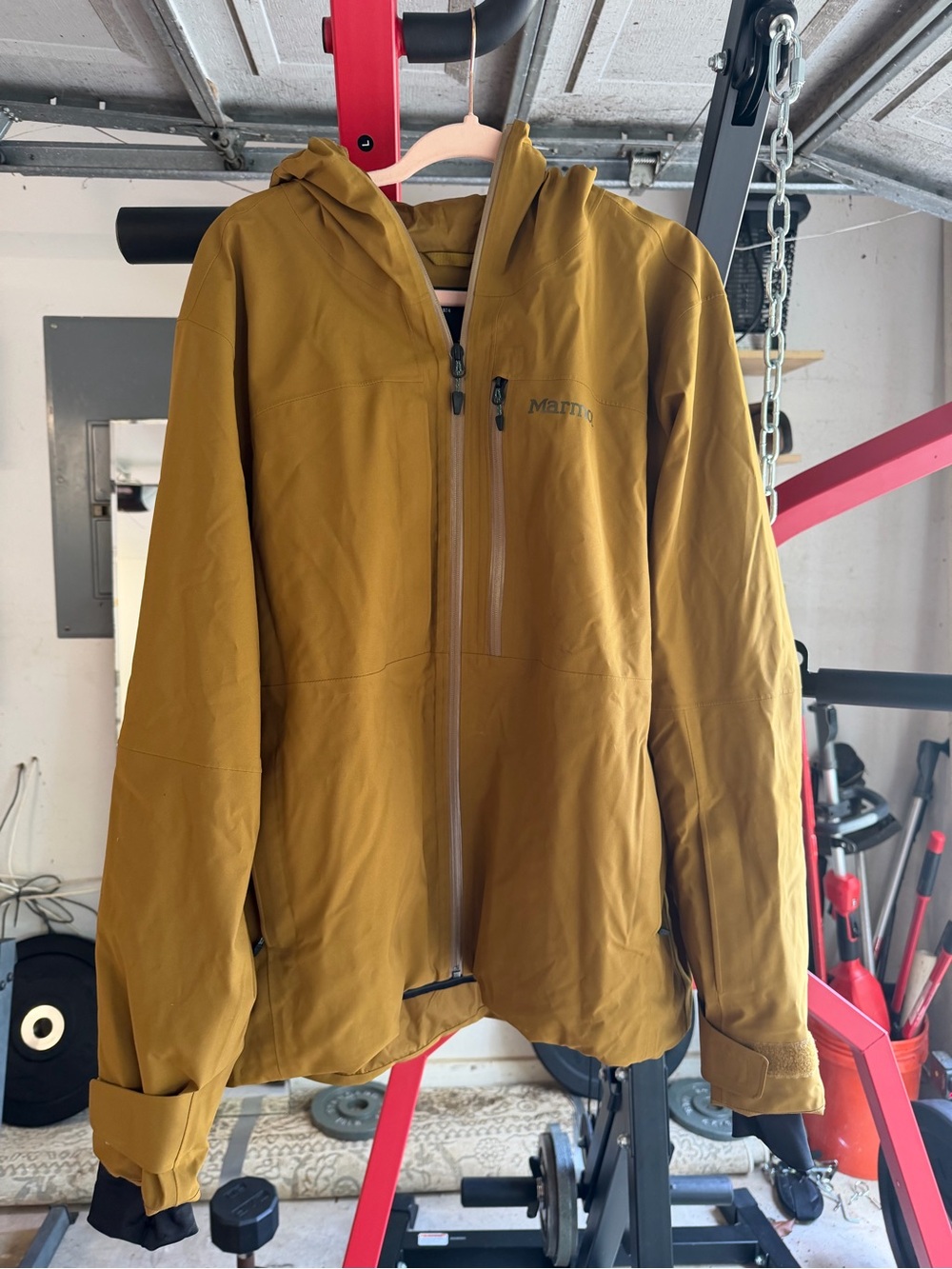 Marmot Refuge Men's Hooded Shell Jacket - Mustard